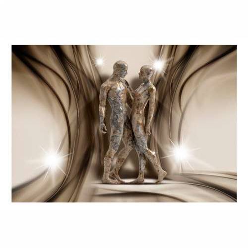 Samoljepljiva foto tapeta - In marble embrace 245x175 Cijena