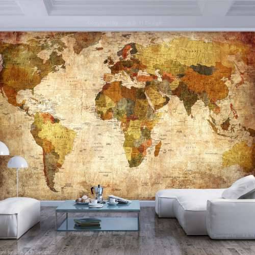 Samoljepljiva foto tapeta - Old World Map 441x315 Cijena