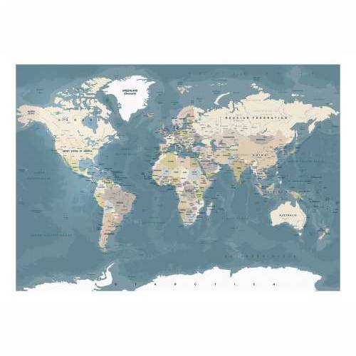 Samoljepljiva foto tapeta - Vintage World Map 98x70 Cijena