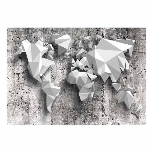 Samoljepljiva foto tapeta - World Map: Origami 196x140 Cijena