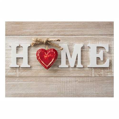Samoljepljiva foto tapeta - Home Heart (Red) 441x315 Cijena