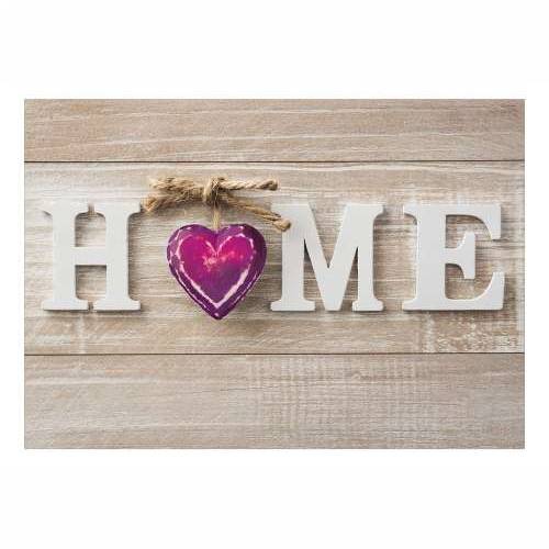 Samoljepljiva foto tapeta - Home Heart (Violet) 98x70 Cijena