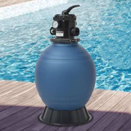 Pješčani filtar za bazen s ventilom sa 6 položaja plavi 460 mm Cijena