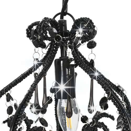 Stropna svjetiljka s perlama crna okrugla E14 Cijena