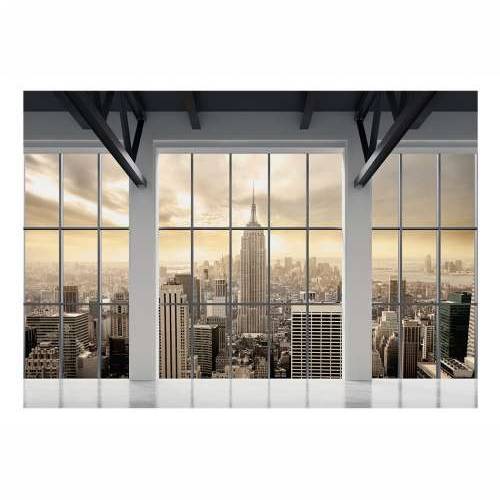 Foto tapeta - Clouds over New York City 150x105 Cijena