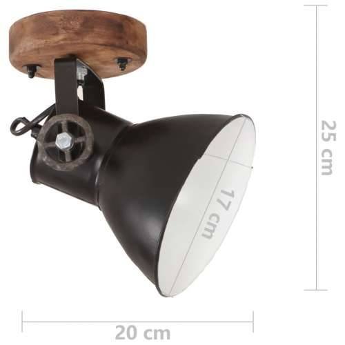 Industrijske zidne/stropne svjetiljke 2 kom crne 20 x 25 cm E27 Cijena