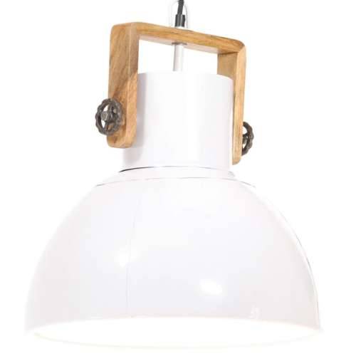 Industrijska viseća svjetiljka 25 W bijela okrugla 40 cm E27