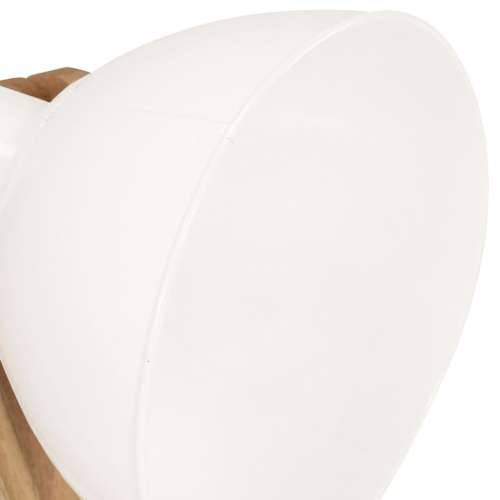 Podne svjetiljke 3 kom bijele E27 od masivnog drva manga Cijena