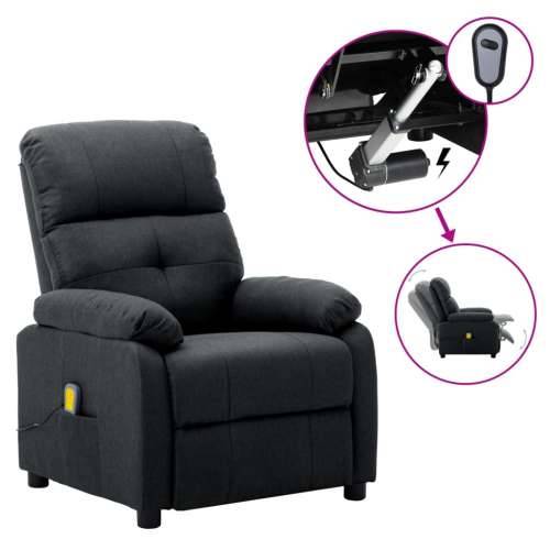 3073813 Electric Massage Recliner Chair Dark Grey Fabric (289673+327254) Cijena