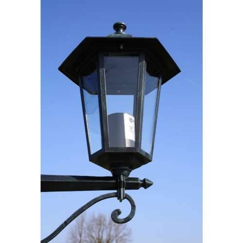Vrtna stupna svjetiljka 215 cm tamnozelena/crna aluminijska Cijena