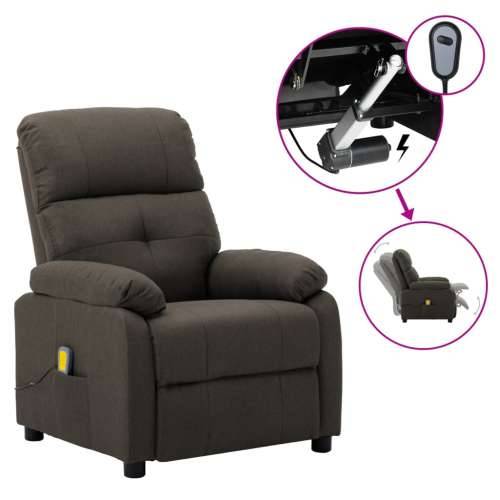 3073820 Electric Massage Recliner Chair Taupe Fabric (289680+327254) Cijena