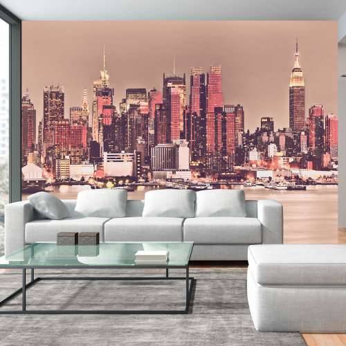 Foto tapeta - NY - Midtown Manhattan Skyline 200x140 Cijena