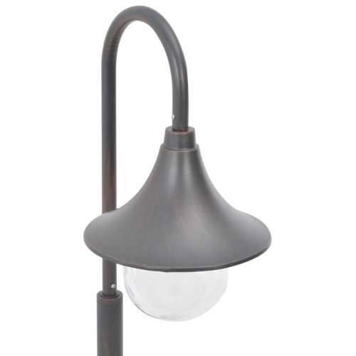 Vrtna stupna svjetiljka od aluminija E27 120 cm brončana Cijena