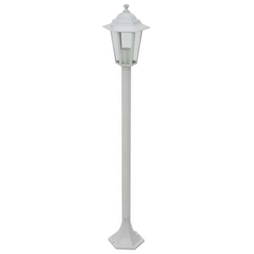 Vrtna stupna svjetiljka od aluminija 6 kom E27 110 cm bijela Cijena