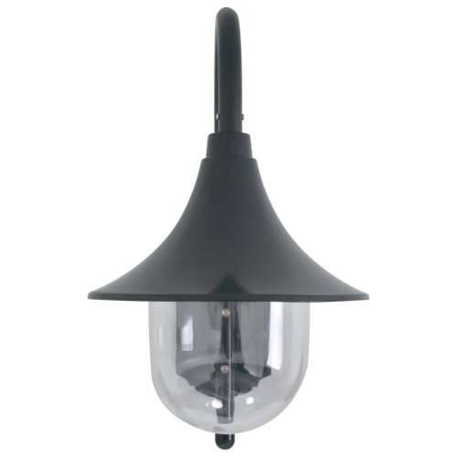 Vrtna zidna svjetiljka E27 42 cm aluminijska tamnozelena Cijena