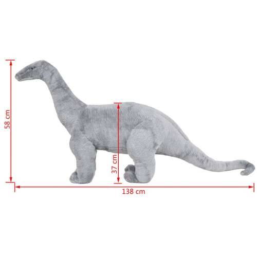 Samostojeći plišani dinosaur brahiosaur sivi XXL Cijena