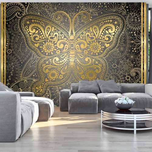 Foto tapeta - Golden Butterfly 100x70 Cijena