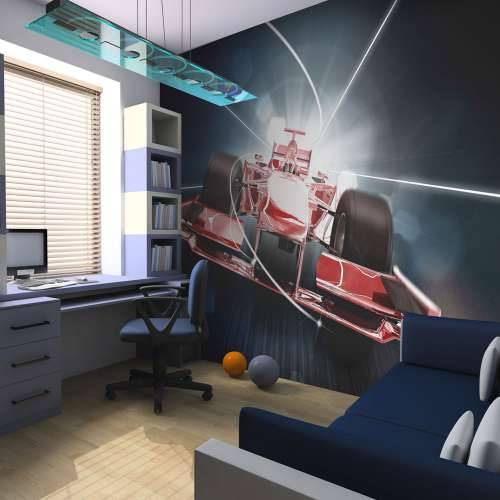 Foto tapeta - Speed and dynamics of Formula 1 400x309 Cijena