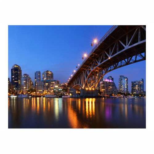 Foto tapeta - Granville Bridge - Vancouver (Canada) 400x309 Cijena