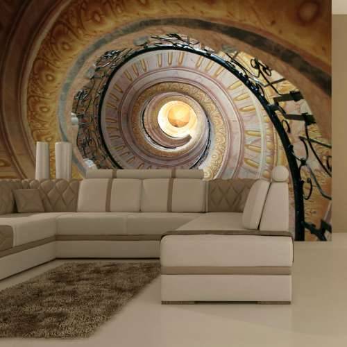 Foto tapeta - Decorative spiral stairs 200x154 Cijena