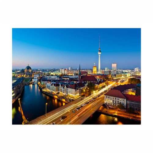 Foto tapeta - Berlin view from Fischerinsel (night) 350x270 Cijena