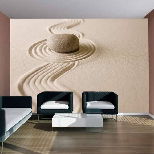 Foto tapeta - Zen sand garden 300x231 Cijena