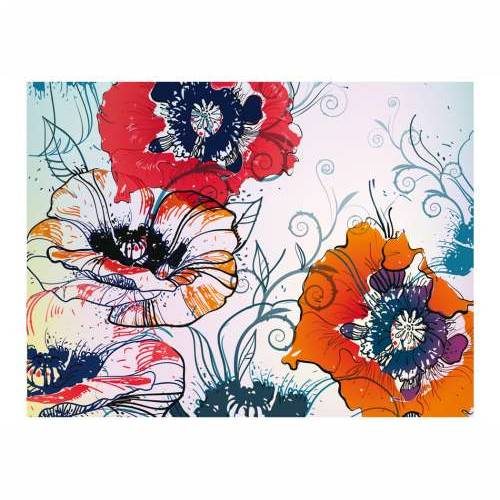 Foto tapeta - A delicate flower motif 200x154 Cijena