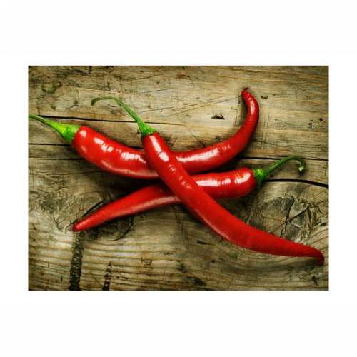 Foto tapeta - Spicy chili peppers 200x154 Cijena