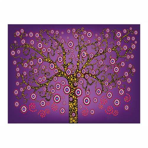 Foto tapeta - abstract: tree (violet) 350x270 Cijena