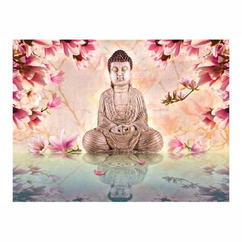 Foto tapeta - Buddha and magnolia 200x154 Cijena