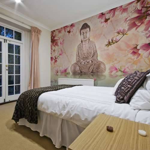 Foto tapeta - Buddha and magnolia 250x193 Cijena