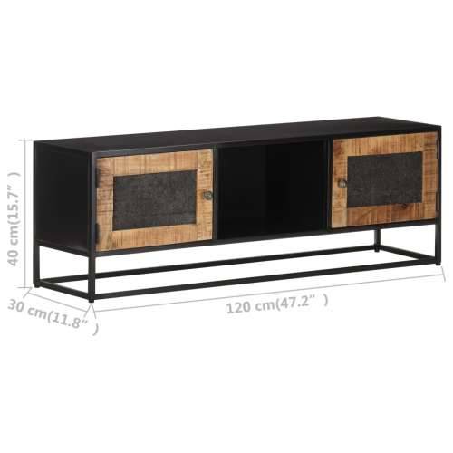 TV ormarić 120 x 30 x 40 cm od grubog drva manga - 1 120 cm Cijena