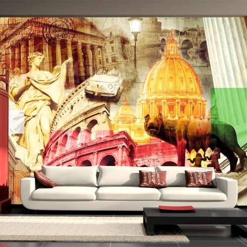 Foto tapeta - Rome - collage 150x105 Cijena