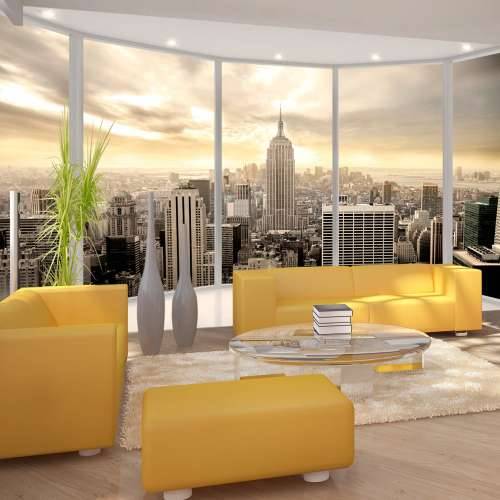 Foto tapeta - Sunny morning in New York City 400x280 Cijena