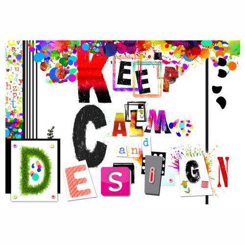 Foto tapeta - Keep Calm and Design 250x175 Cijena