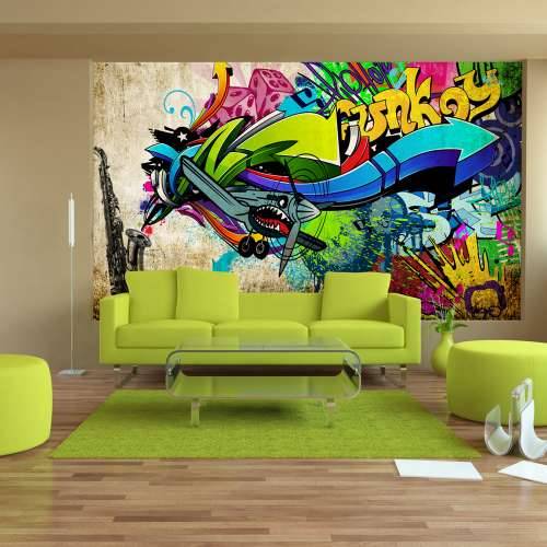 Foto tapeta - Funky - graffiti 350x245 Cijena