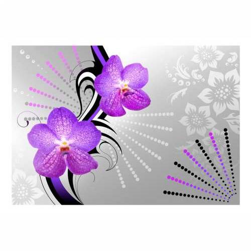 Foto tapeta - Purple vibrations 100x70 Cijena