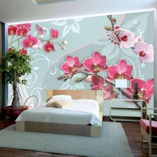 Foto tapeta - Pink orchids - variation II 350x245 Cijena