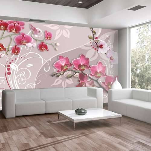 Foto tapeta - Flight of pink orchids 150x105 Cijena