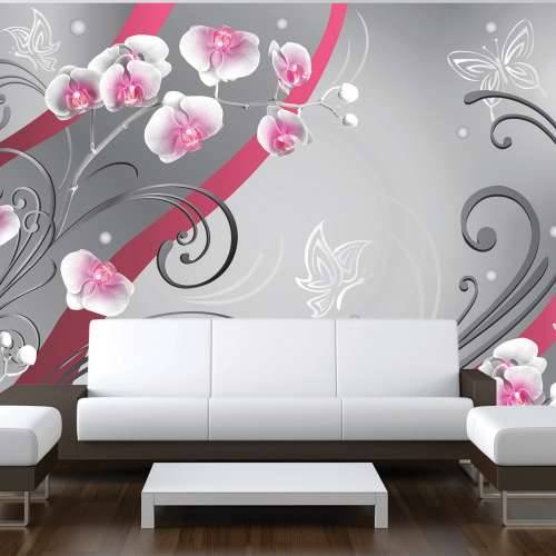 Foto tapeta - Pink orchids - variation 100x70 Cijena