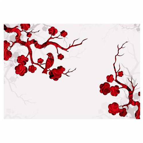 Foto tapeta - Red bush 100x70 Cijena