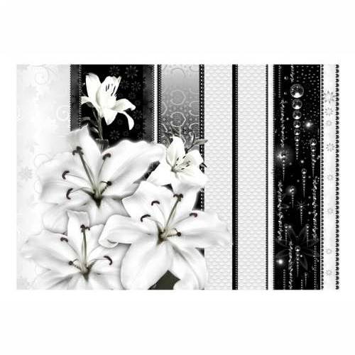 Foto tapeta - Crying lilies in white 200x140 Cijena