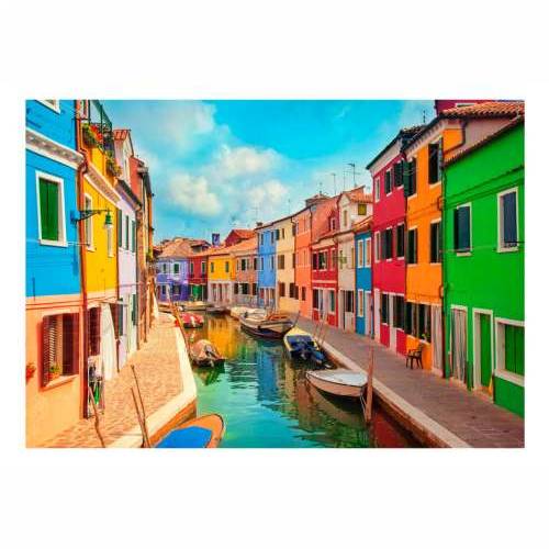 Foto tapeta -  Colorful Canal in Burano 350x245 Cijena