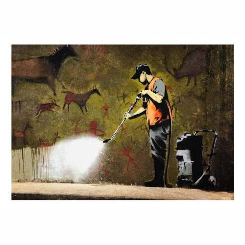 Foto tapeta - Banksy - Cave Painting 350x245 Cijena
