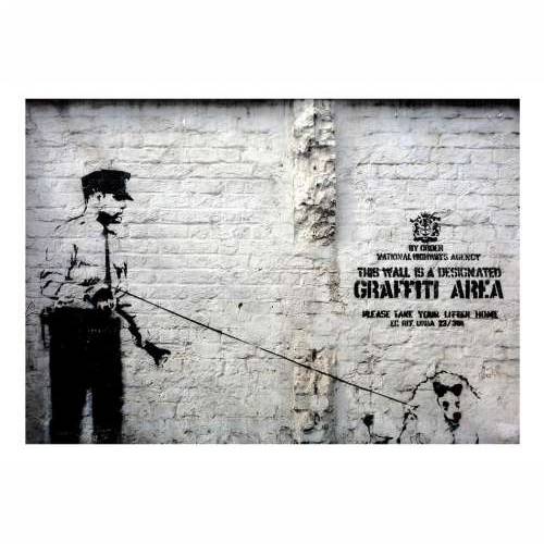 Foto tapeta - Banksy - Graffiti Area 350x245 Cijena