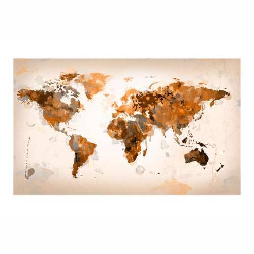 Foto tapeta - World in brown shades 450x270 Cijena