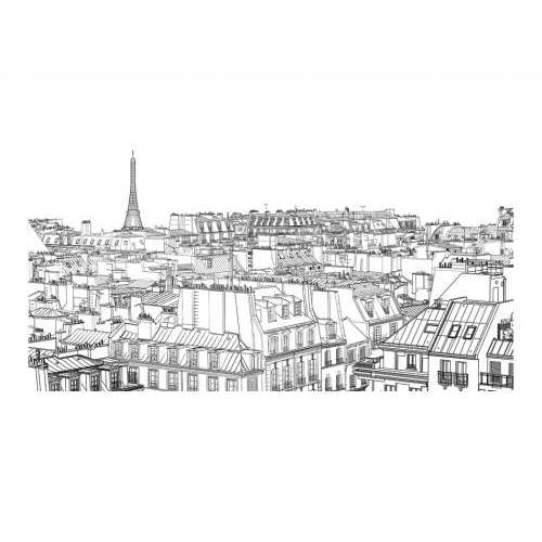 Foto tapeta XXL - Parisian’s sketchbook 550x270 Cijena