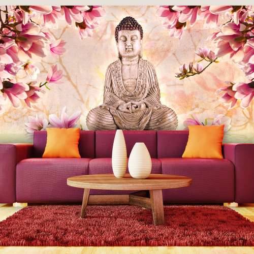 Foto tapeta XXL - Buddha and magnolia 550x270 Cijena
