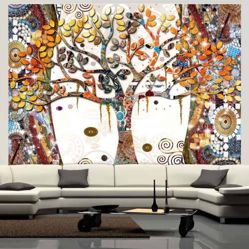 Samoljepljiva foto tapeta - Decorated Tree 294x210