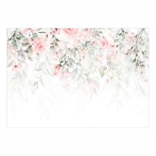 Samoljepljiva foto tapeta - Waterfall of Roses - First Variant 98x70 Cijena